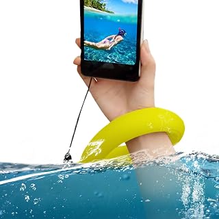 câmera à prova d'água, Correia pulso flutuante para câmera à prova d'água, Espuma leve flutuante para câmera, telefone celular, acessórios viagem flutuantes à prova d'água, 4 Z/c
