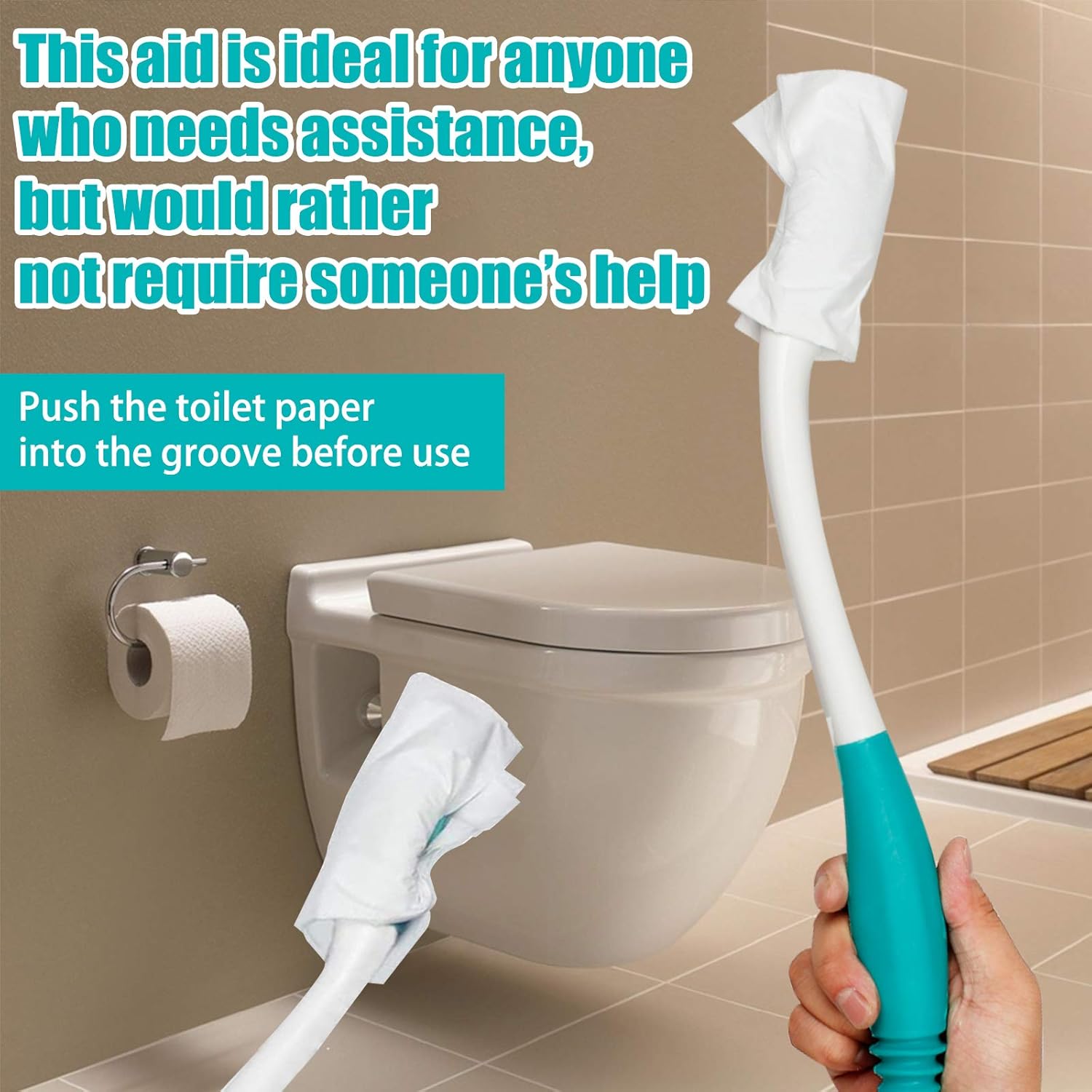 Buy Kirimon Long Reach Comfort Toilet Wiping Aids Tools Self Assist