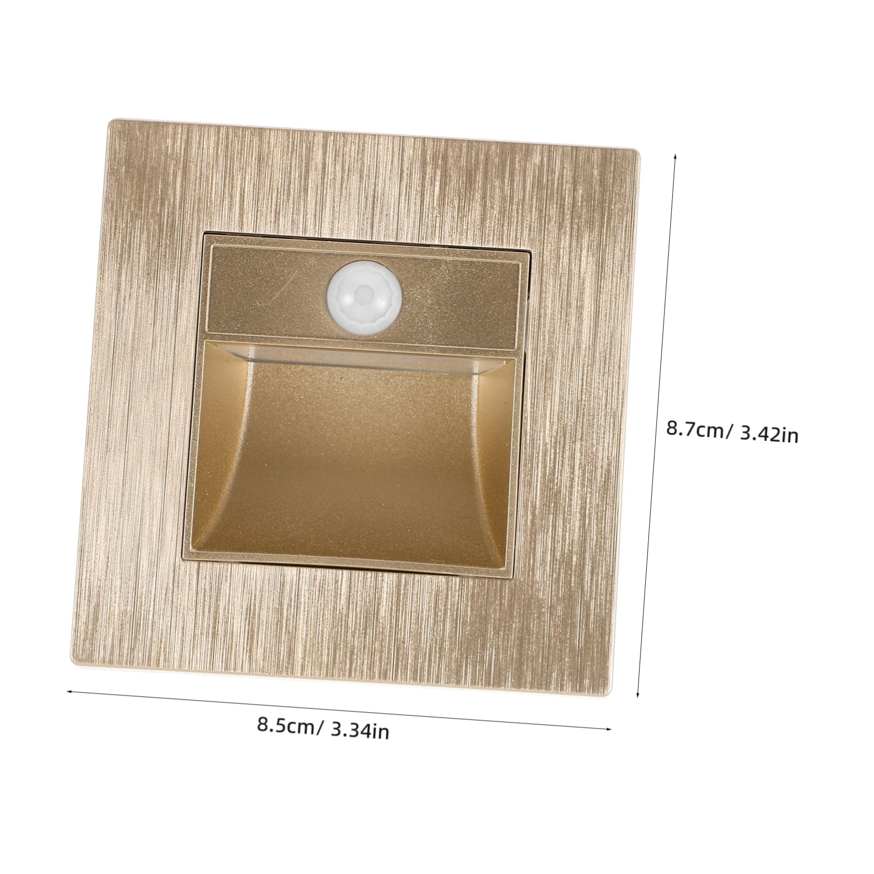 Amosfun Motion Sensor Indoor Step Lights Compact LED Lighting for Stairs Hallways Rvs Automatic Activation Sleek Minimalist Design Safe Illumination