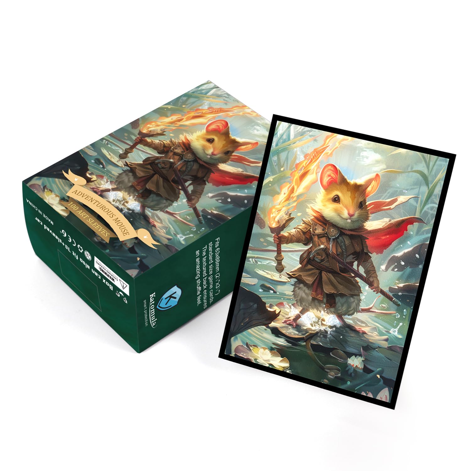 Amazon.com: Katomula 100 PCS MTG Card Sleeves with 100 PCS Perfect Fit  Sleeves, Art Matte Card Sleeves with Inner Sleeves