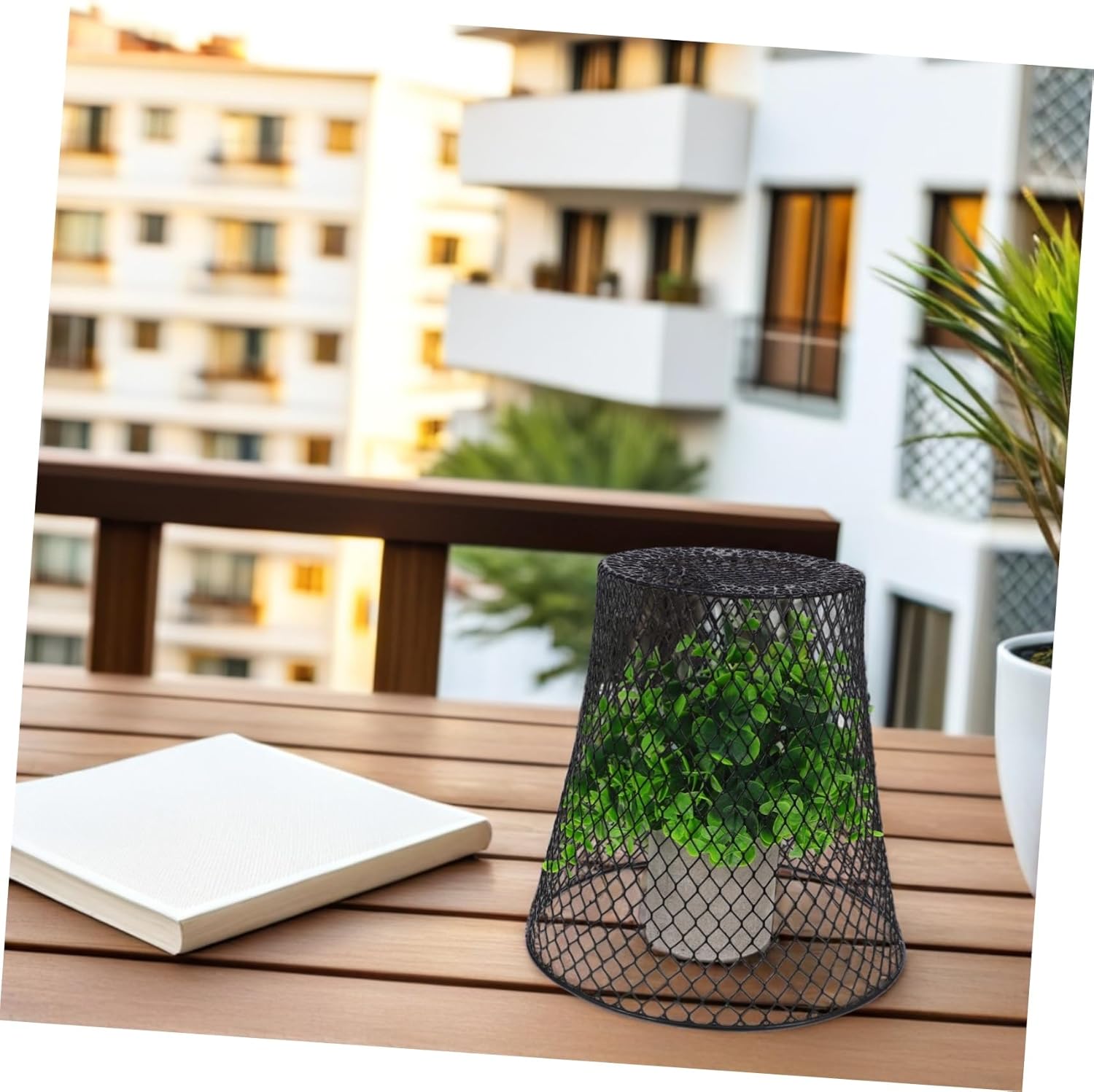 POPETPOP Metal Cloche Plant Covers Heavy Duty Garden Netting Protect Fruit Trees from Animals Iron Craftsmanship for Outdoor Balcony Gardens