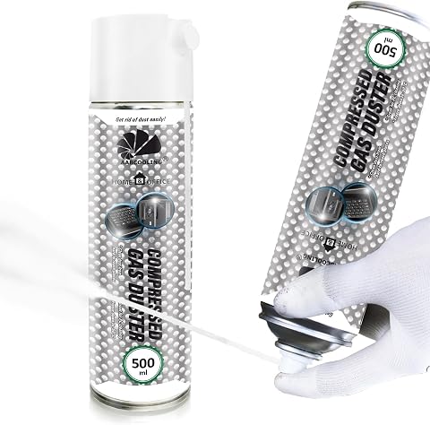 AABCOOLING Home&Office Frío Spray Compressed Gas Duster 500ml-Coche y moto, Cold ICE Congelante, para Congelar, Hielo, Cuidado del motor, Efecto Frío, Enfriado Directo Hasta -50°C