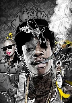 14x20 inch Wiz Khalifa Silk Poster FGSF-40D