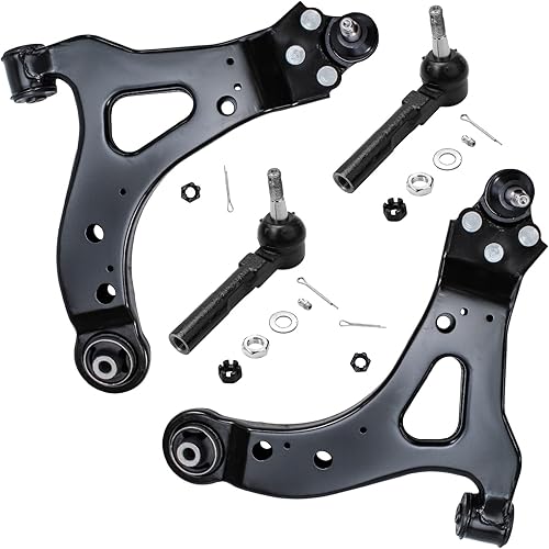 Miniatura 581 de Detroit Axle - Brazos de control delanteros inferiores con rótula + barras estabilizadoras de repuesto para Chrysler Dodge Intrepid 300M Concorde