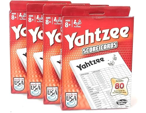 Best Yahtzee Score Pads for Perfect Rolling and Scoring