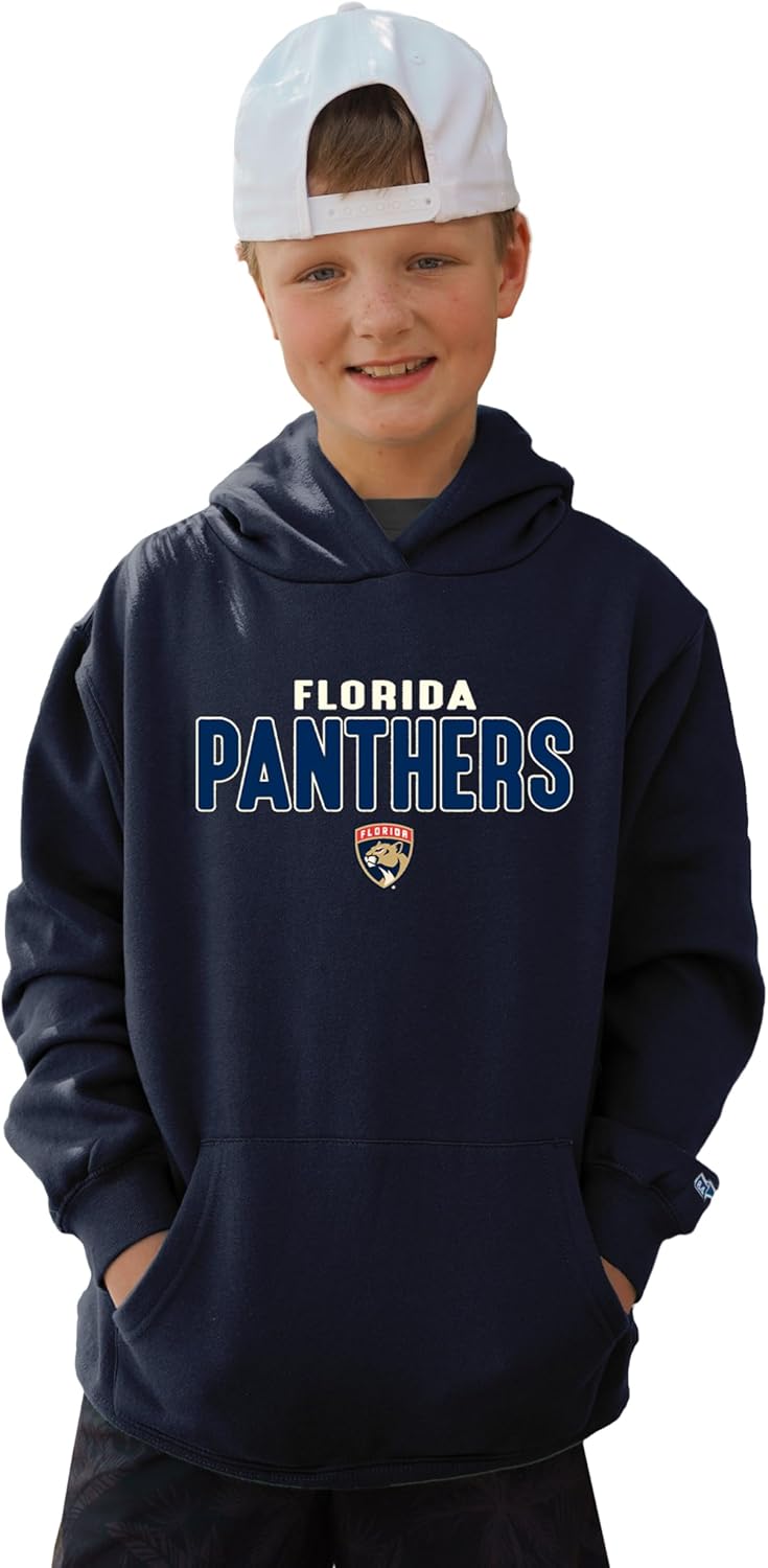 Blue 84 NHL unisex-child Nhl Officially Licensed Youth Hooded Sweatshirt Voltage