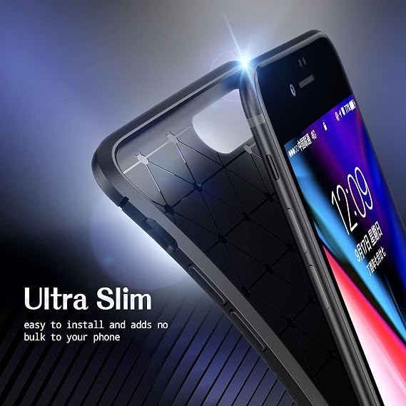 ORIbox Case متوافق مع iPhone 7 Plus Case ، متوافق مع iPhone 8 Plus Case ، غطاء مقاوم للصدمات خفيف الوزن متين