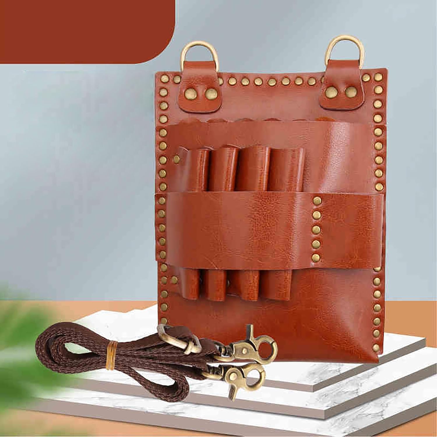 Hairdressing Barber Bag, Tools Storage Carrying Case, Hair Stylist Travel Cosmetics Organizer