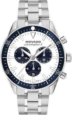 Movado Calendoplan S Mens Swiss Quartz Chronograph Watch
