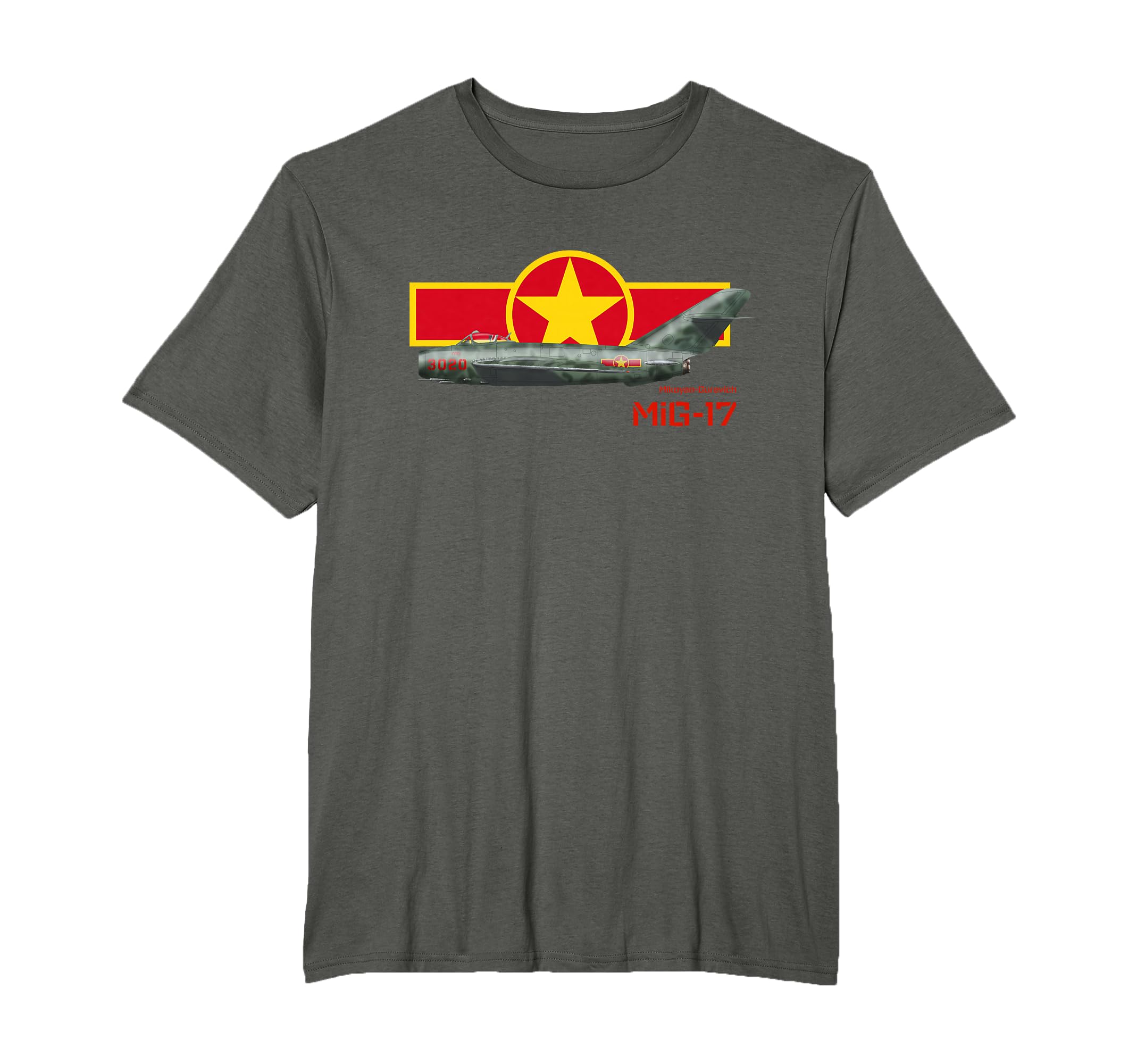 Bear Cave Designs MiG-17 (North Vietnam) T-Shirt