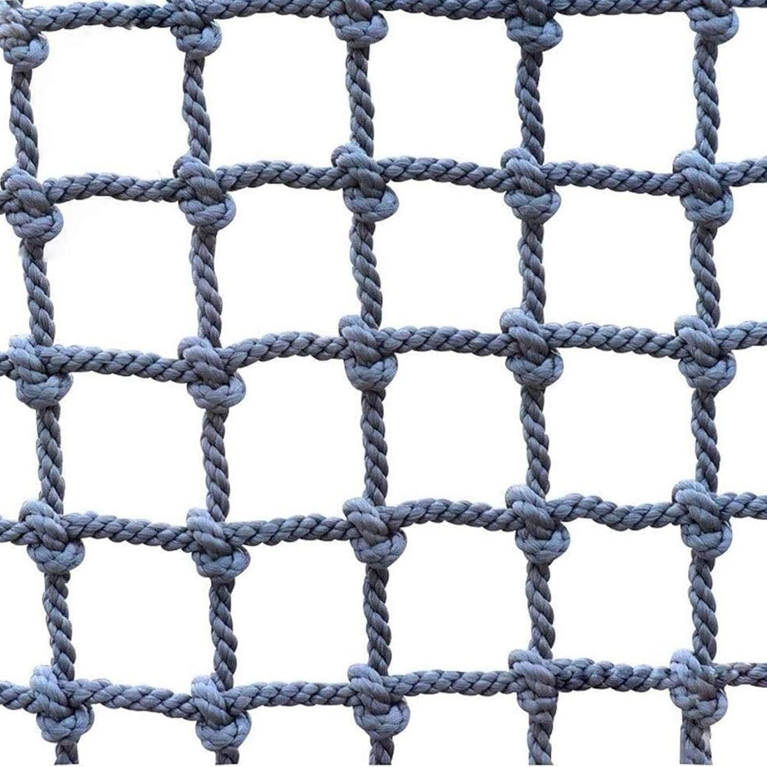 Outdoor Climbing Frame Net for Kids & Adults, 1.5m x 7m Cargo Rope Ladder & Safety Net, Perfect for Playground Obstacle Course & Training, Durable Guardrail Protection.