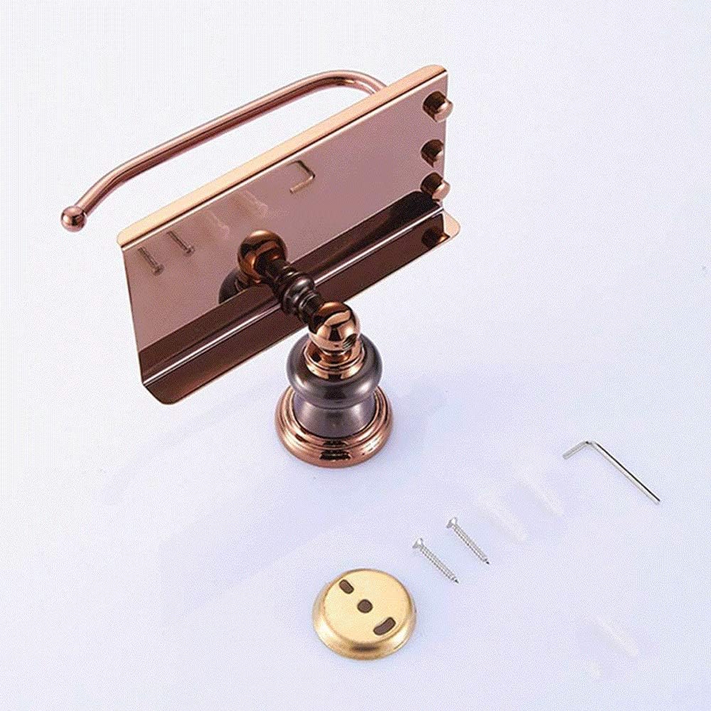 Toilet Paper Holder-Bathroom Paper Holder with and Hook,Vintage Decor Towel Holder