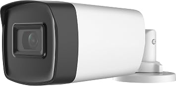 KAFFE DS-2CE17H0T-IT3F 5MP Resolution Turbo HD Analog Bullet Camera IR IP67 Rated Outdoor/Indoor Use Bullet Camera with 2.8mm Fixed Lens IR 40m up to 5MP HD-TVI & AHD/ 4MP CVI