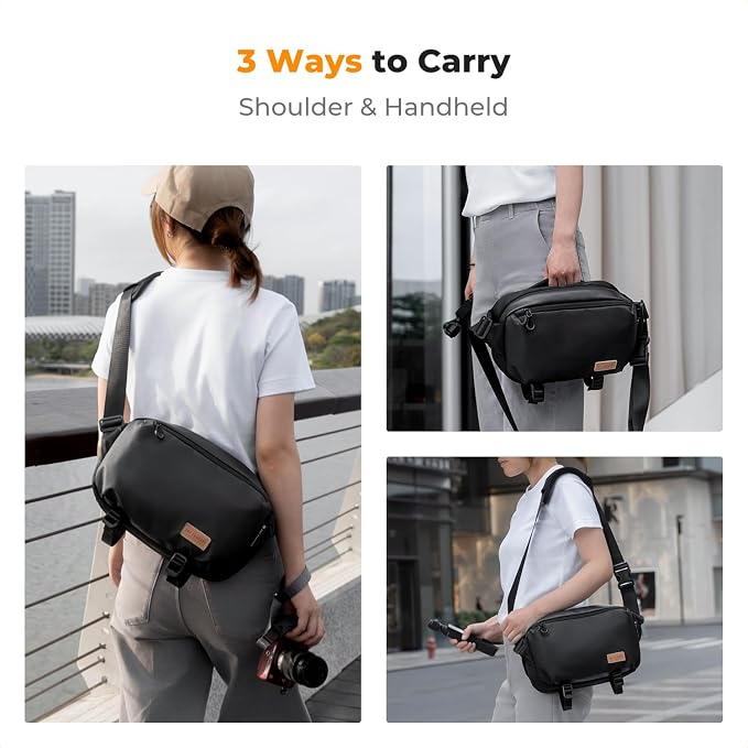 Bolso bandolera impermeable para cámara K&F Concept miniatura 7