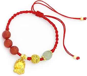 Amazon.com: Eymi Adjustable Red String Bracelets Chinese