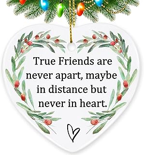 Thinking of You Gifts for Friends, Jocidea Friendship Ornaments Birthday Gifts for Friend Female Friendship Gifts for Women Gifts for Women Frined Bridesmaid Gifts - Friend Xmas Gifts