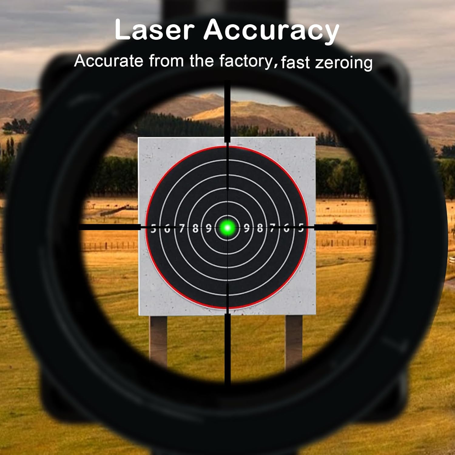Bore Sight Laser Professional Green Laser Bore Sight Kit with 32 Adapters fit 0.17 to 12GA Calibers, Multiple Caliber Green Bright Bore Sighter Laser Powerful Support for All Gun, Rifle, Pistol