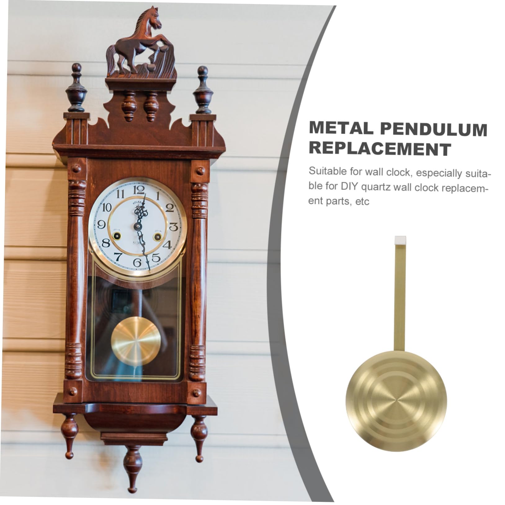 HEMOTON Per Pendolo a Pendolo per Orologio a Pendolo Forniture per Orologi  da Parete Orologio a Pendolo Meccanico Orologio a Pendolo al Quarzo Orologio  al Quarzo Metallo : Amazon.it: Casa e cucina