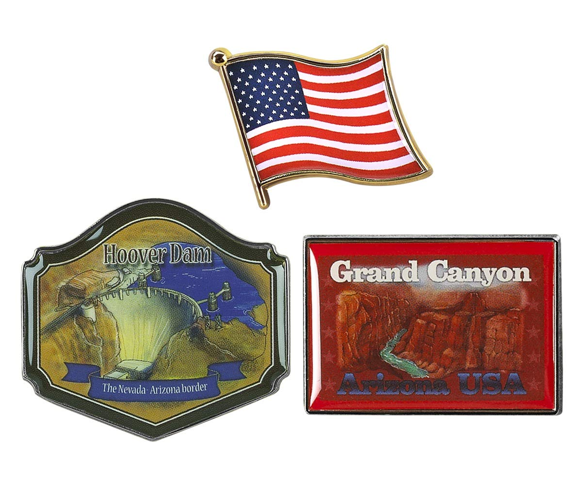 Spartan & the Green Egg Explorer Pins and Flag Set: USA set #1