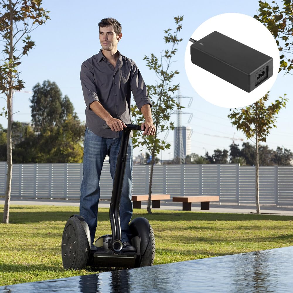 Caricatore Monopattino Elettrico, 42V 2A Caricabatteria per Scooter Elettrico con 6 Connettori per Xiaomi Scooter,36V Hoverboard,Bici Equilibrata,Drifting Board