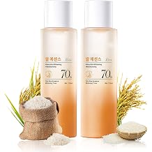 2PCS Rice Toner,Rice Water Toner Deep Hydration& Barrier Care,Face Toner with Rice Water & Niacinamide,Hydrating Toner Soothing Dry & Sensitive Skin,All Skin Types,4.23 fl.oz
