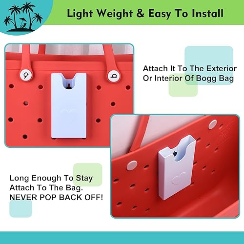 Miniatura 4 de Soporte de teléfono para bolsa Bogg, plástico ABS duro universal, compatible con Simple Modern y XLOriginalBaby Bogg Bag Accesorios Funda para