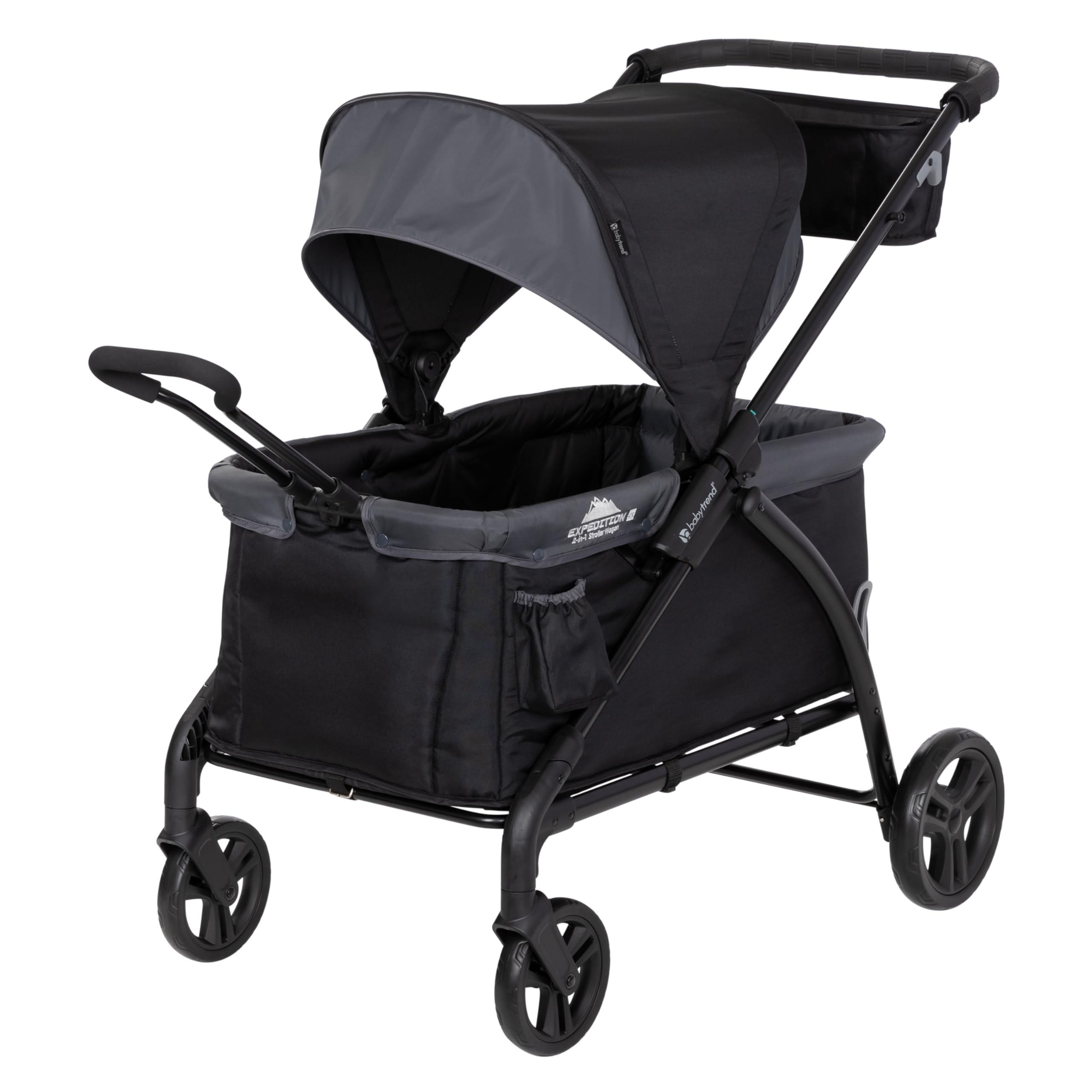Baby Trend Expedition® LTE 2-in-1 Stroller Wagon, Madrid Black Expedition Madrid Black