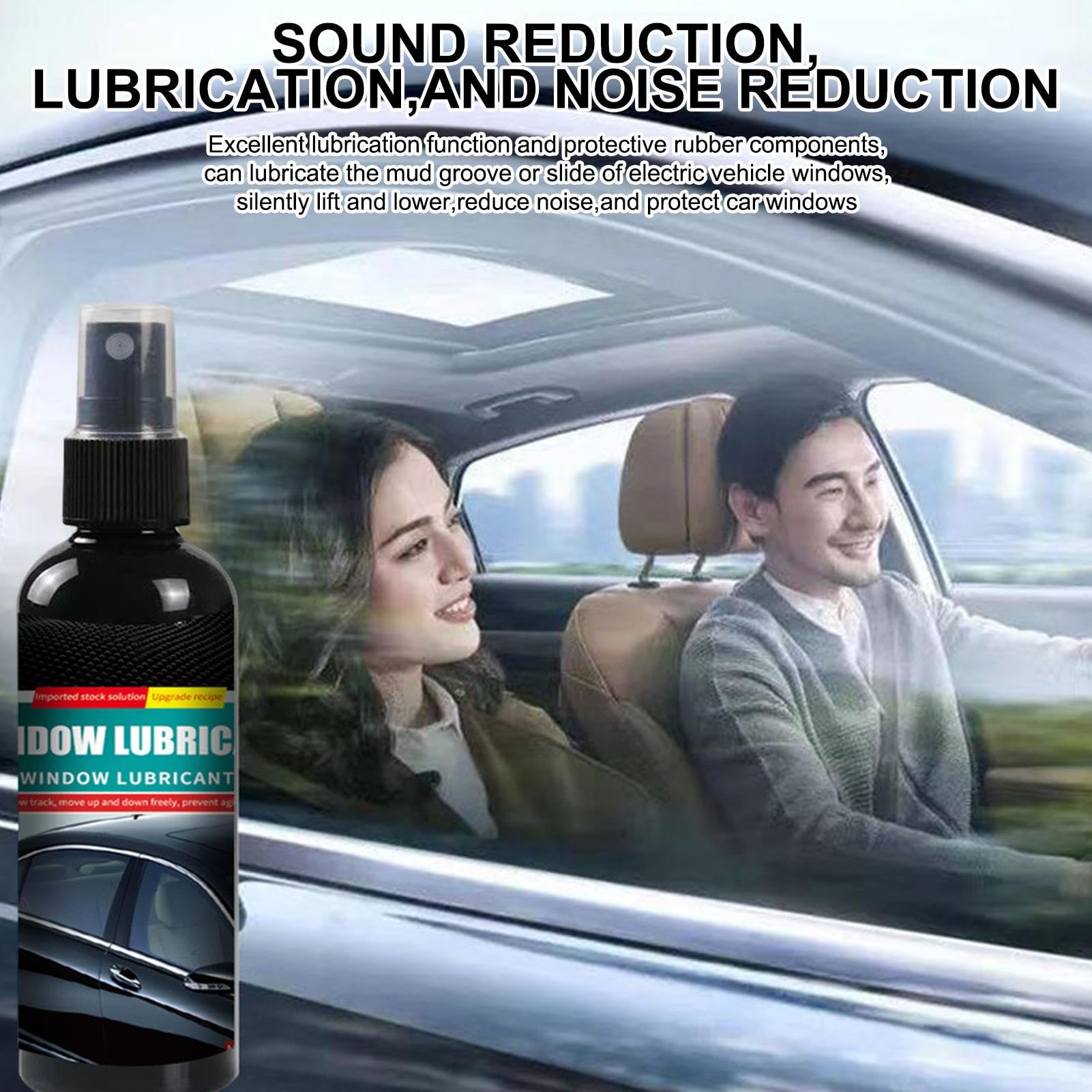 Automotive Window Lubricant Spray - Olio di ruggine portatile, lubrificante multiuso per auto, barche, camion, cerniere
