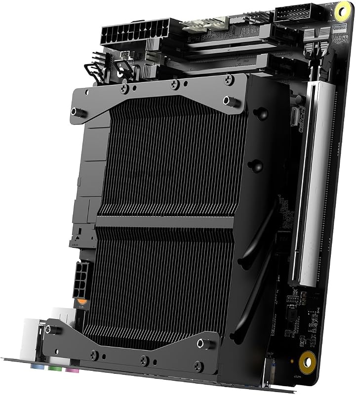 Motherboard BD895i SE Mini ITX NAS Motherboard, AMD Ryzen 9 8945HX,16 C/32 T,PCIe 5.0 x16 Slot, Dual PCIe4.0 M.2 Support, DDR5,8K Triple Output(HDMI/DP/USB-C), RJ45 2.5G, USB 3.2
