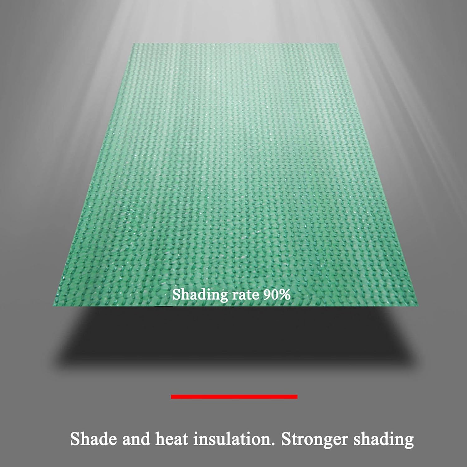 Green Shade Cloth,90% UV Blockage UV & Water Resistant,Sunblock Shade Cloth,Shade Fabric Sun Net Mesh,for Pergola Patio Backyard Garden Shade Panel 2 * 3m/6.6 * 9.8ft
