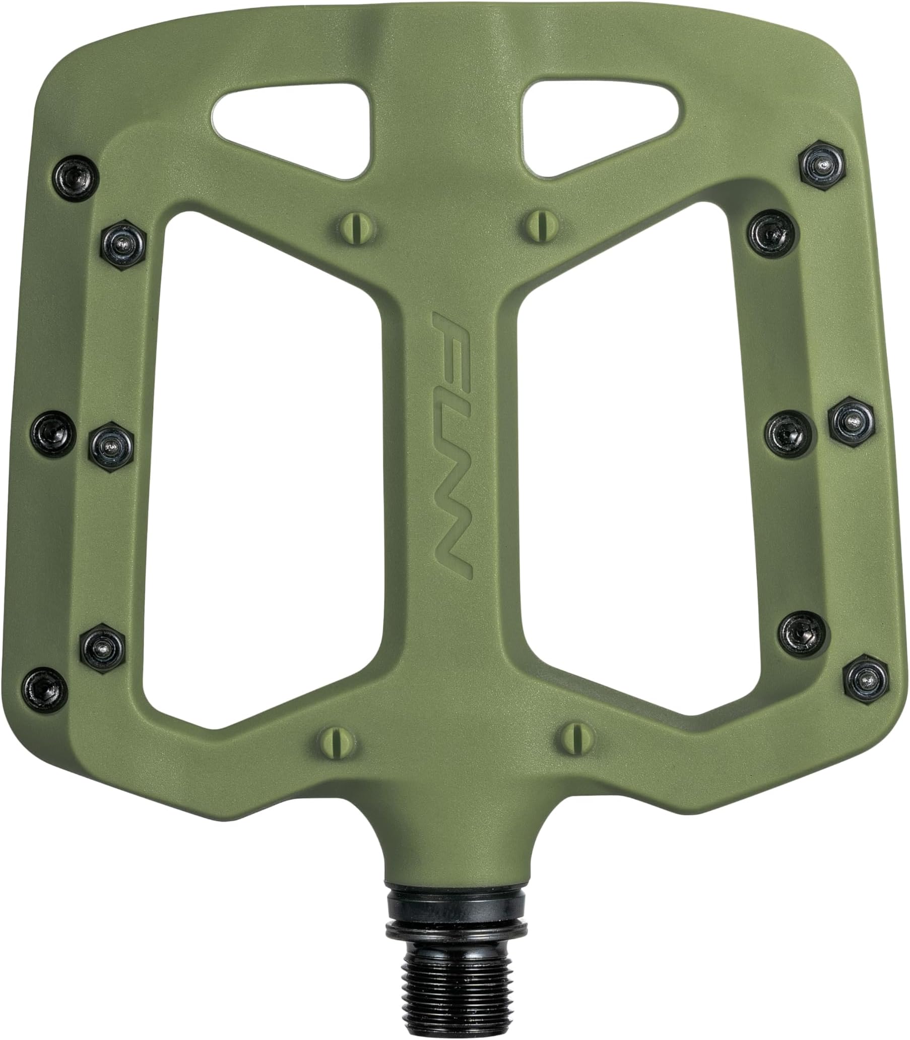 Taipan Glass Fiber Reinforced Thermoplastic Bike Pedals with 9/16-inch CrMo Axles and Shin-Friendly Pins for MTB/BMX/Urban/Gravel Riding