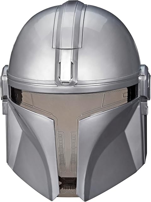 Star Wars Hasbro Maschera Elettronica del Mandaloriano con Frasi ed Effetti sonori, Costume per Bambini e Bambine, Giocattoli per Bambini e Bambine dai 5 Anni in su