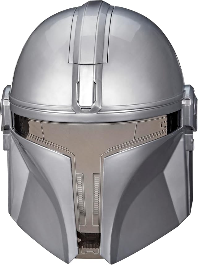 Star Wars Hasbro Maschera Elettronica del Mandaloriano con Frasi ed Effetti sonori, Costume per Bambini e Bambine, Giocattoli per Bambini e Bambine dai 5 Anni in su