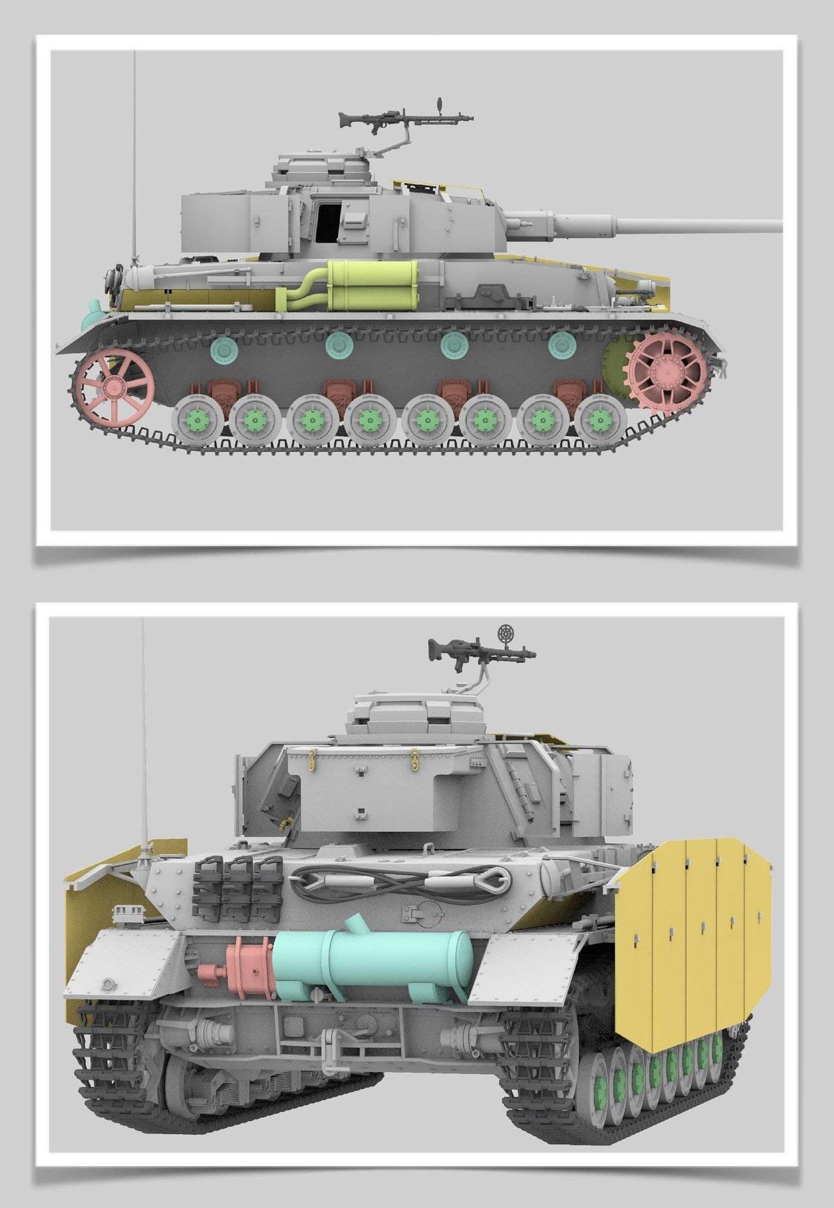 Amazon.com: Rye Field Model 5046 Panzer IV Pz.Kpfw.IV Ausf.H Sd