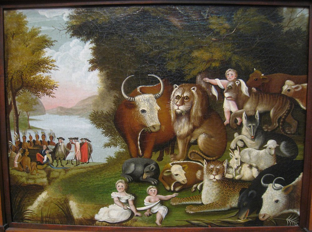 Impression Archival Matte The Peaceable Kingdom Edward Hicks art musée