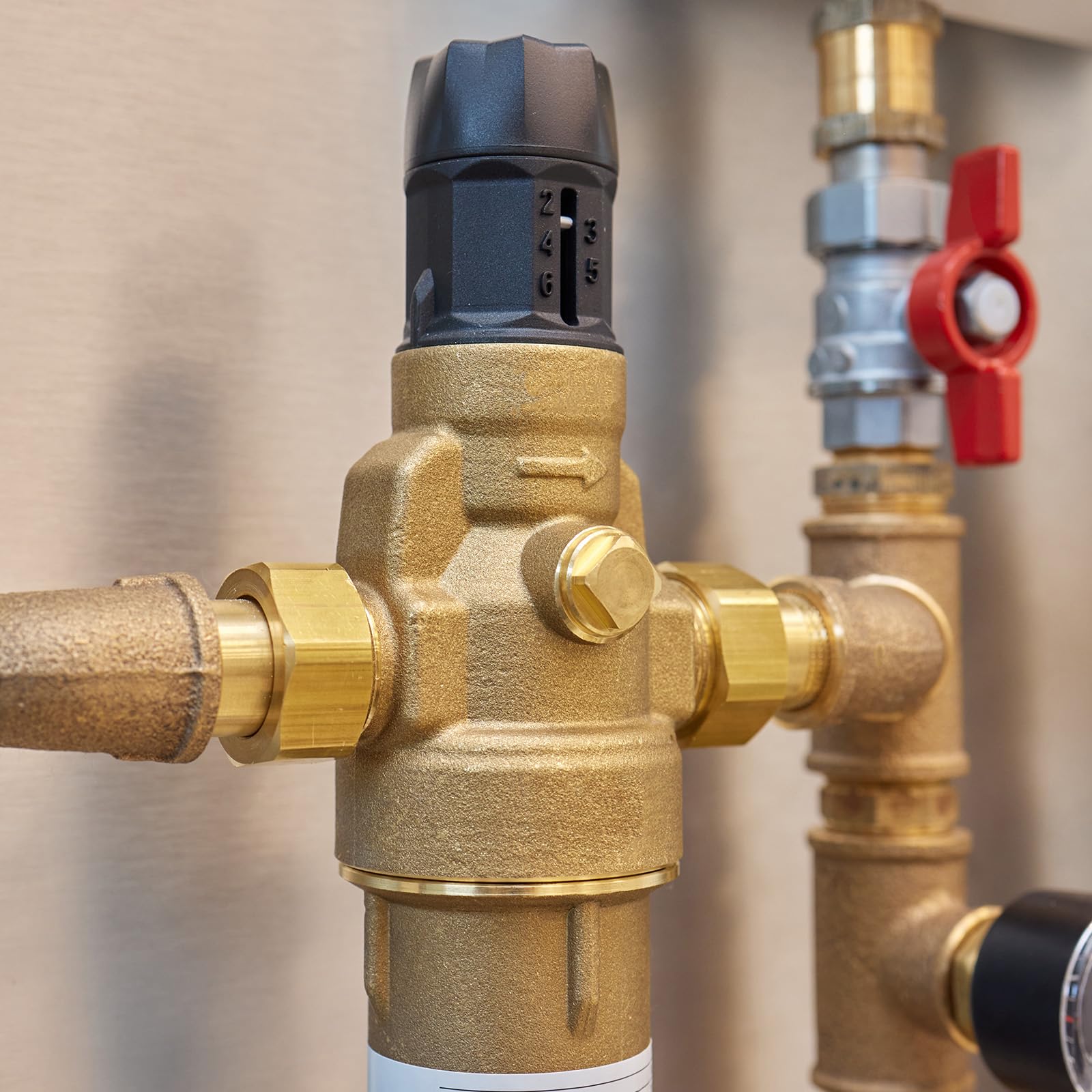 2-Pack 3/8 NPT Brass Square Plug Fittings With PTFE Tape - Pipe End Caps