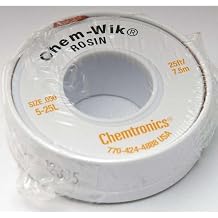Chemtronics 5-25L Chem-Wik Desoldering Braid, .050", 25ft