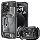 Ultra Hybrid MagFit Bundle Designed for iPhone 15 Pro Case and AirPods Pro 2nd Generation Case - Zero One