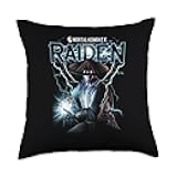 Mortal Kombat X Raiden Throw Pillow, 18x18, Multicolor