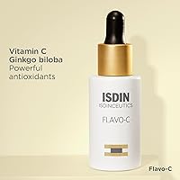 Vista 7 de ISDIN Flavo-C Vitamina C y Antioxidante Antienvejecimiento Beneficios Suero, Aumenta el brillo de la piel, elasticidad y textura, 1 onza líquida