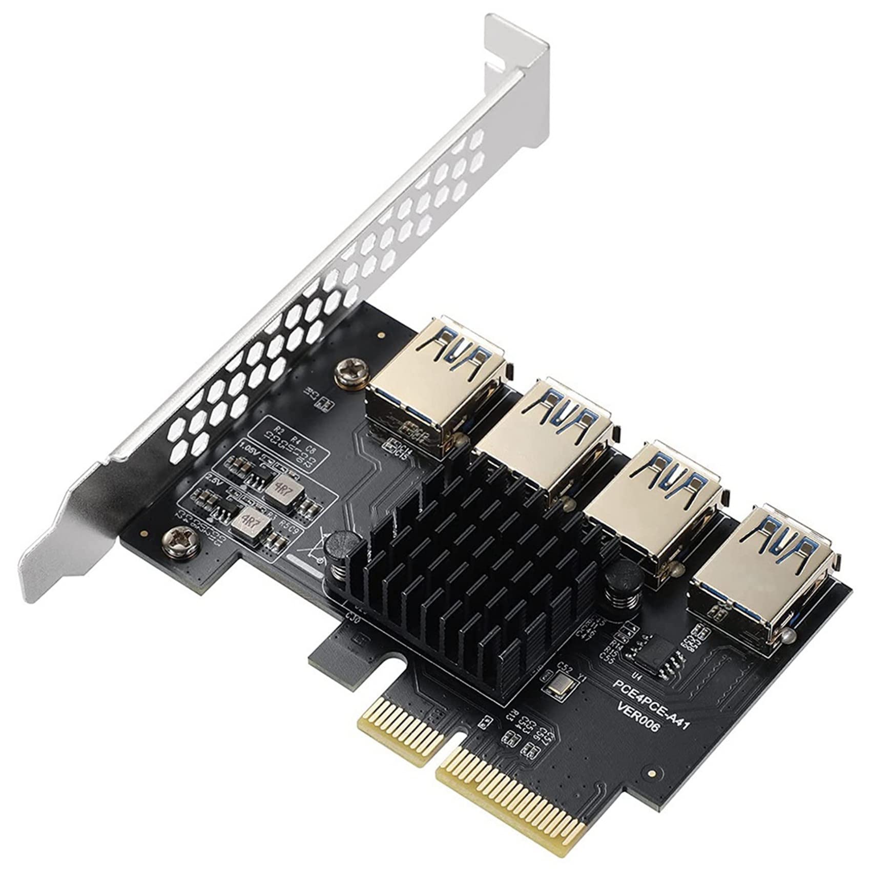 Interface Graphique PCI-E 1 à 4 avec Puce de Gestion USB 3.0 Intégrée Haute Stabilité - 8