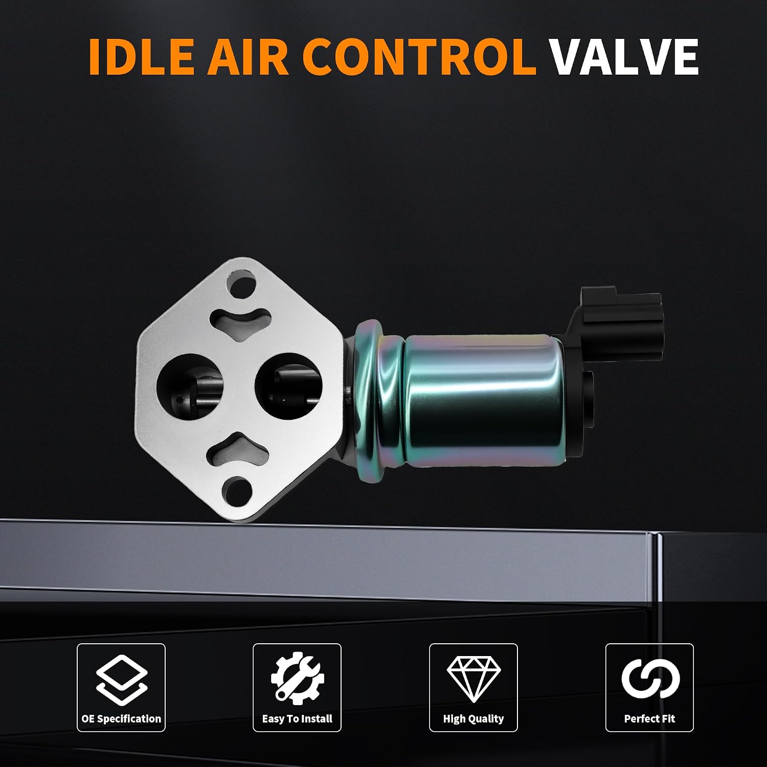 AC158 Idle Air Control Valve Compatible with Ford F150 1997-2002, Ranger 1999-2003, Explorer 1996-2001 5.0L, Taurus 1997-1999, Expedition 1998-2000 4.6L, Mountaineer 1997-2001, Sable 97-99
