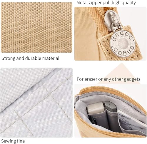 Vista 24 de EASTHILL Estuche para lápices de gran capacidad, organizador de caja de almacenamiento grande para diario de balas