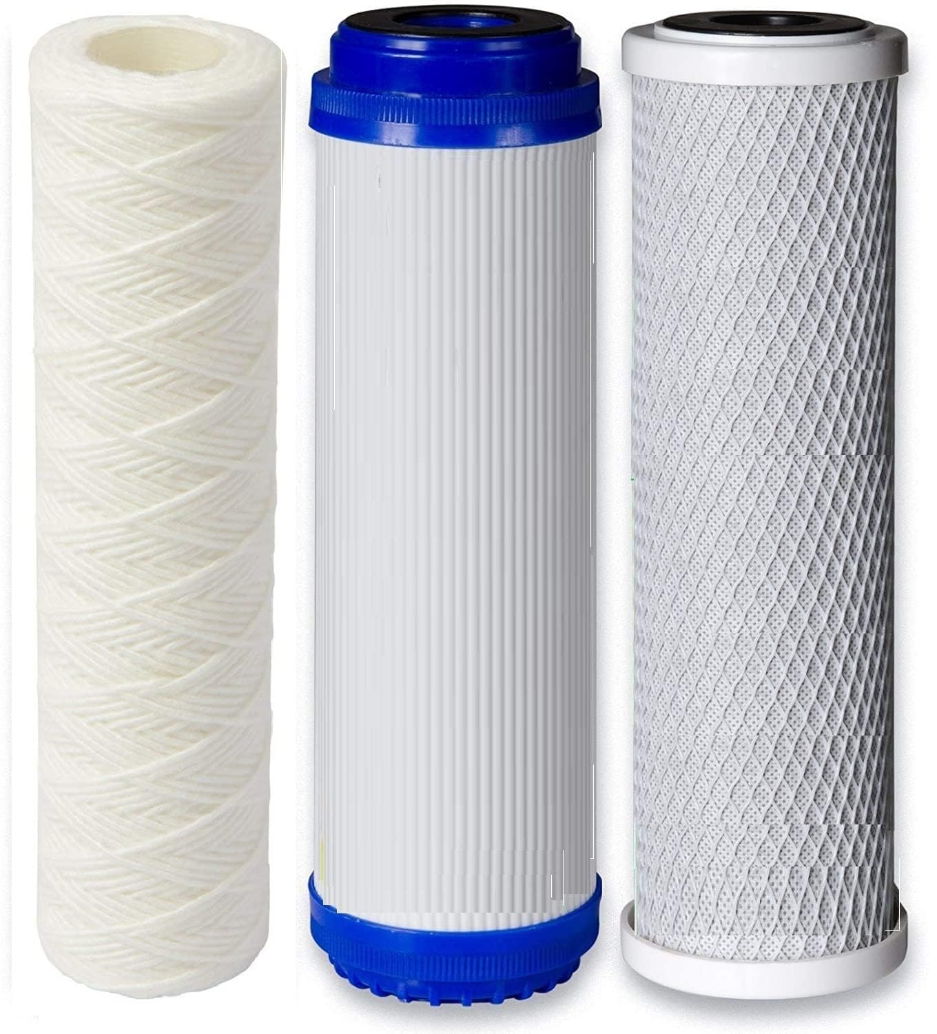 RO Pre Filter Set | CTO + GAC + PP Wound | 10 Inch, Stage 1-3 | Compatible with Undersink & 15-25 LPH Water Purifier | High Capacity Universal Cartridge-image-49