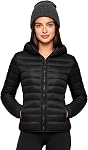 Wantdo Paquet à capuche pour femmes Ultra Veste de bas courte légère