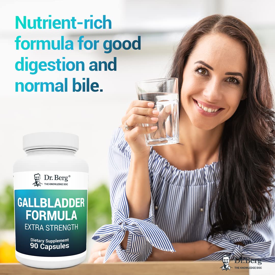 Buy Dr. Berg’s Gallbladder Formula Contains Purified Bile Salts, 90