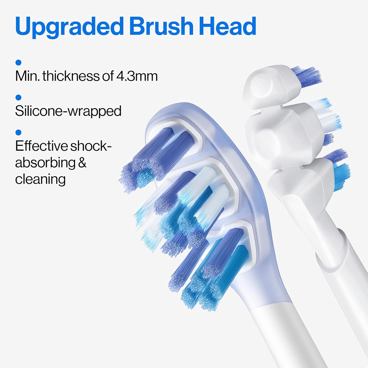 Close-up of usmile Y20PRO upgraded brush head