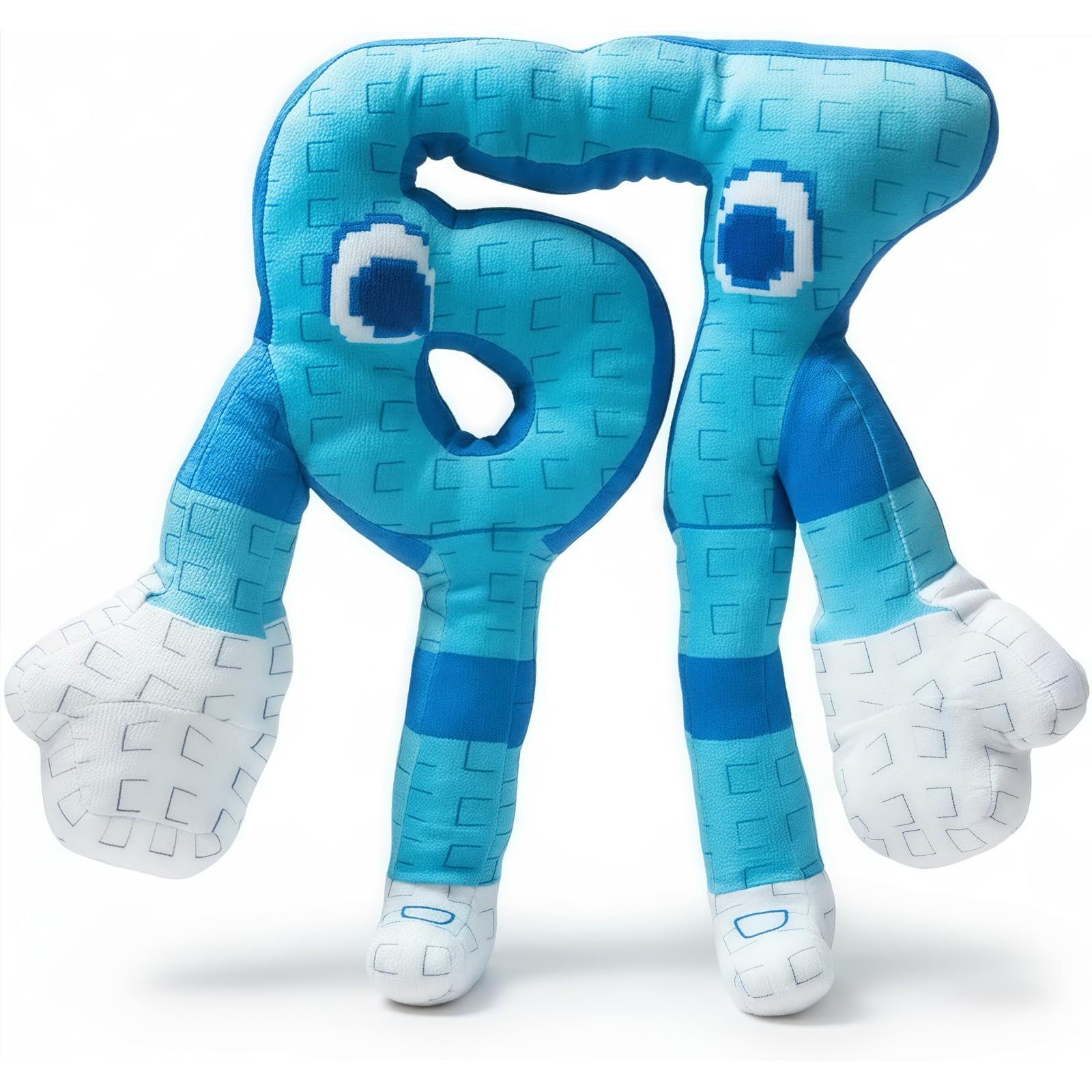 Peluche 67 Italian Brain Rot – Peluche Morbido A Tema Gioco, 29x23 Cm, Blu/bianco, Regalo Originale Per Collezionisti E Bambini