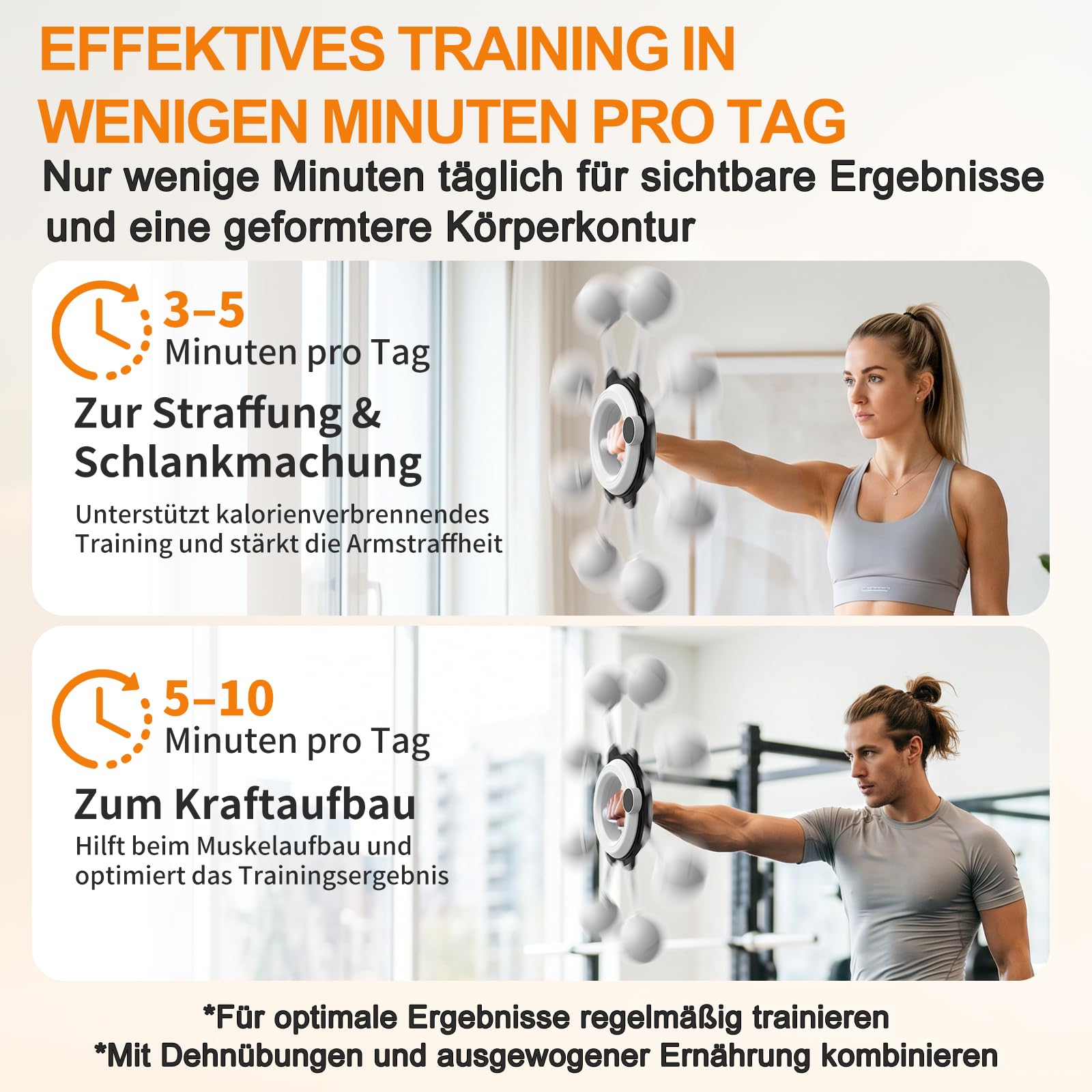 Infinity Arm Hoop, 360° Unterarmtrainer, Armtrainer für Brust, Schultern, Armmuskeln, portabler Twister Armtrainer für Heim & Fitnessstudio Workouts, geeignet für Einsteiger & Profis, Männer & Frauen
