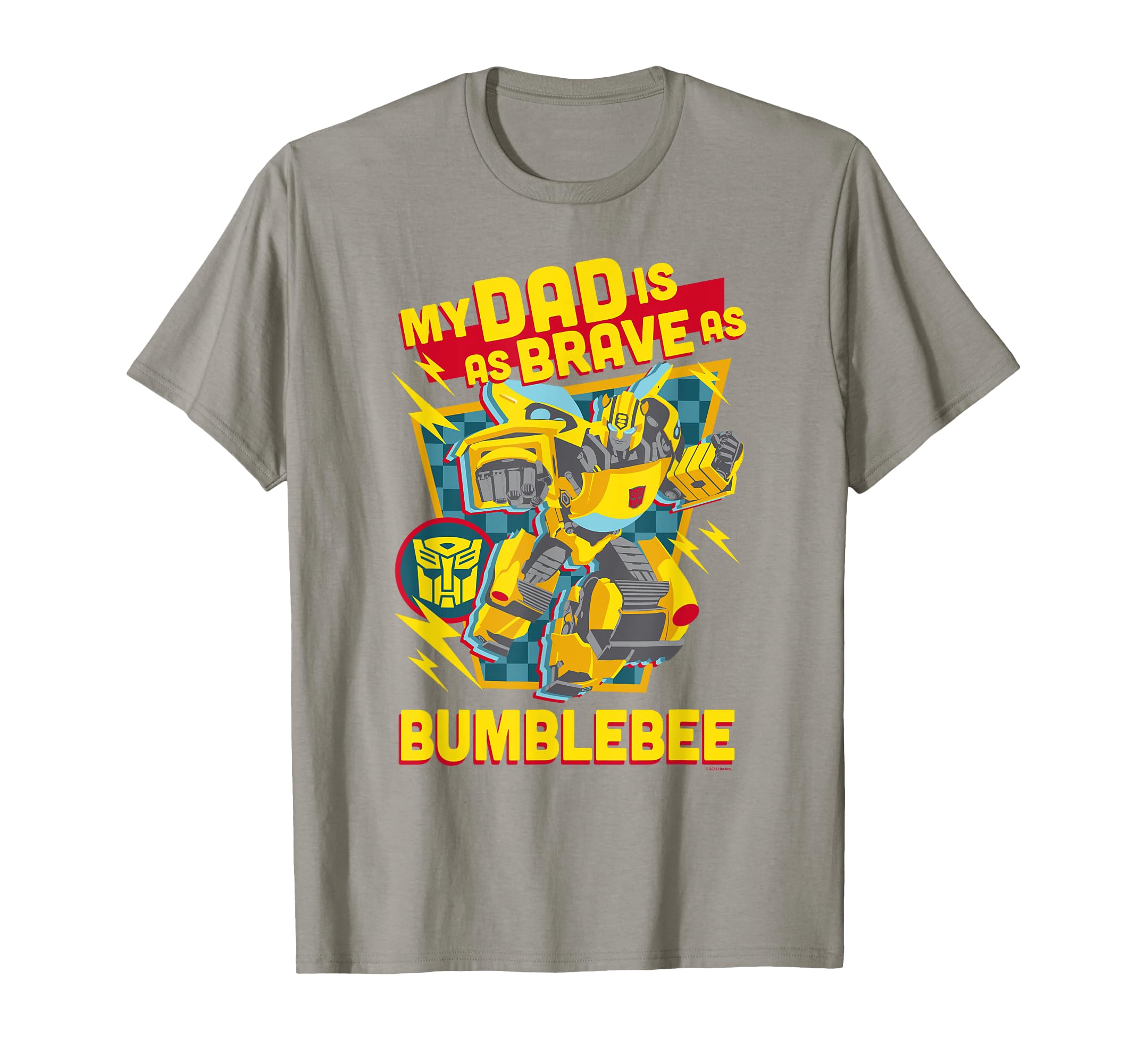 Transformers Father's Day Bumblebee My Dad Is Brave T-Shirt